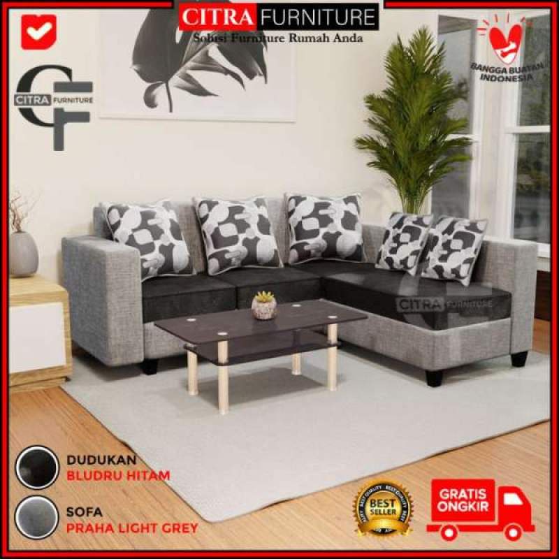 Sofa sudut minimalis (FREE ONGKIR) *