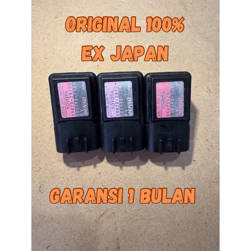 SENSOR ASSY VACUM MAP VAKUM TOYOTA GREAT GRIT ALL NEW COROLLA 1.8 1.6 soluna Kijang efi 1.8 ASLI COP