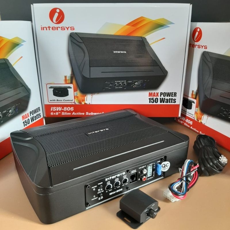 Subwoofer Kolong Intersys Sub Kolong 8 inch Aktiv Intersys ISW 806