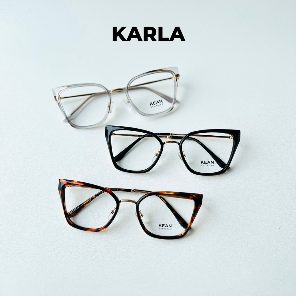 BaruBgTStock- KARLA / PT-58821 FRAME KACAMATA CATEYE KOTAK
