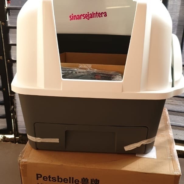 Pet- Toilet Kucing Otomatis Pet Toilet Catit SmartSift Cat Pan