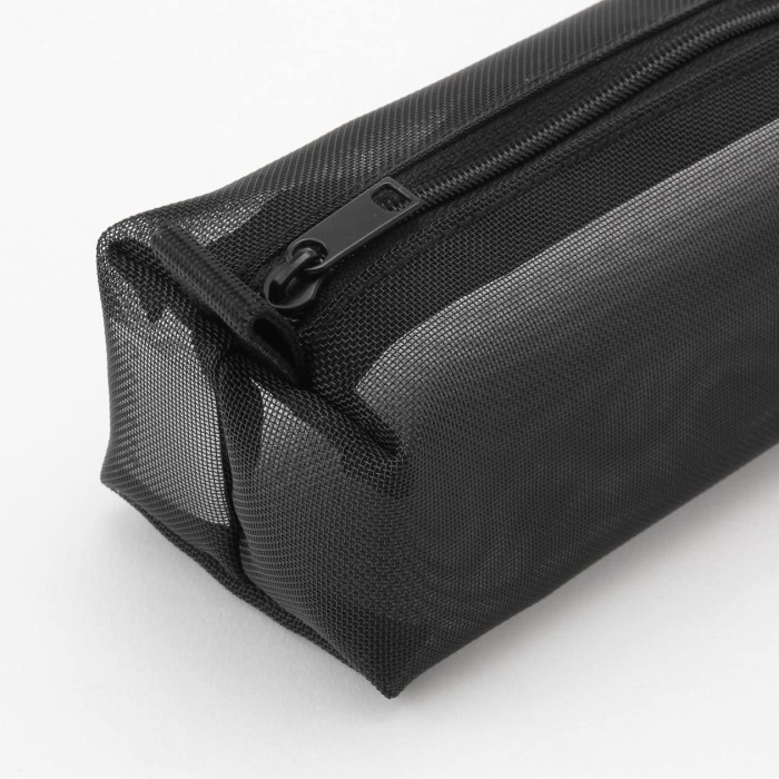 

TERLARIS MUJI Nylon Mesh Square Pen Case - tempat / kotak pensil