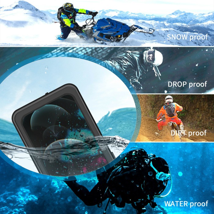 REDPEPPER IPHONE 13/PRO/MAX/MINI WATERPROOF CASE CASING ANTI AIR