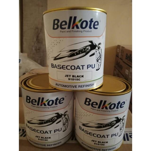 JUAL BELKOTE BASECOAT PU JET BLACK 91015C LIMITED ORIGINAL