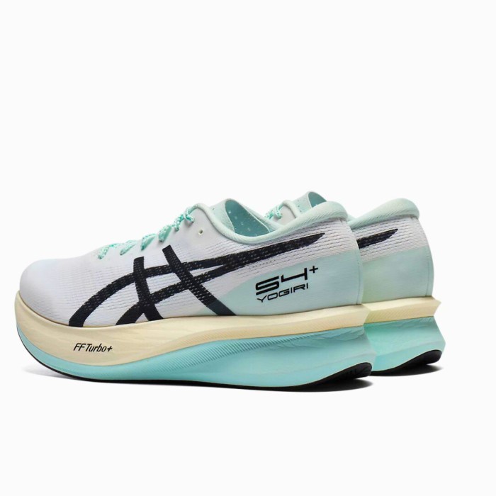 ASICS S4+ YOGIRI Mens Running White/Black ORIGINAL