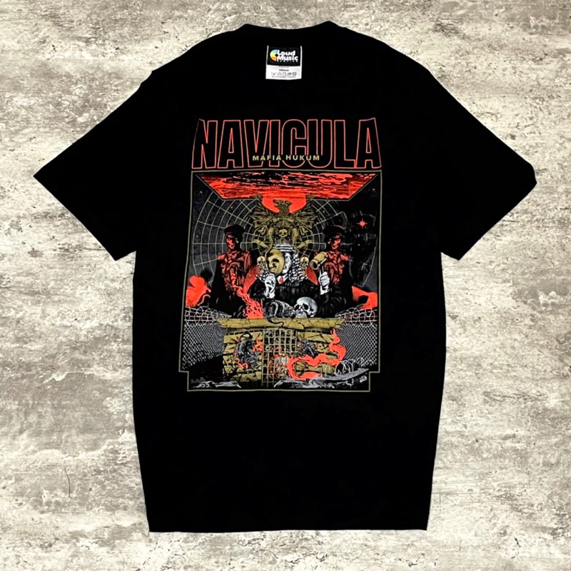 NOOV MUSIC Navicula - Mafia Hukum Tshirt Unisex - Black