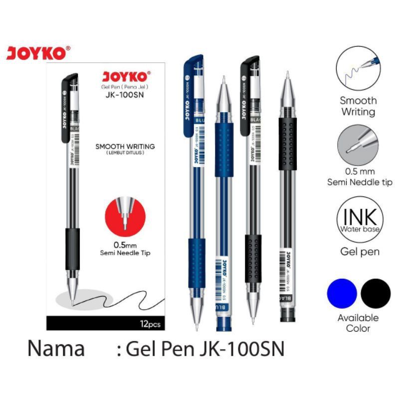 

Pulpen Jk-100Nt / Jk-100Sn Joyko (12Pcs)