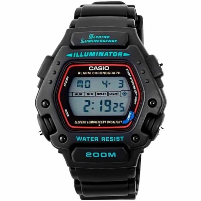 STOK READY. CASIO DW-290-1VS / DW290 JAM TANGAN PRIA ORIGINAL & GARANSI