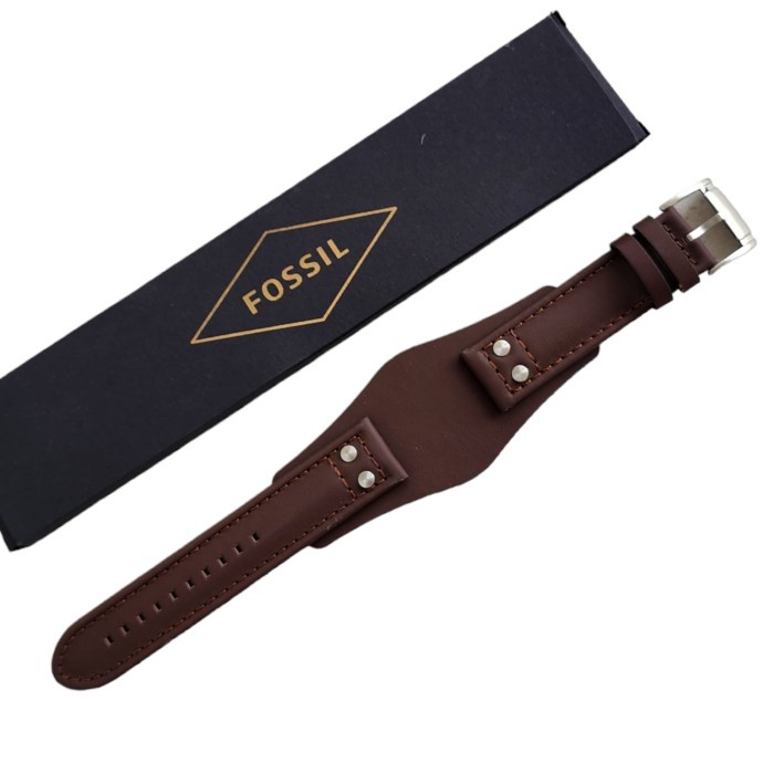 PALING MURAH. STRAP TALI FOSSIL KULIT COACHMAN CHRONOGRAPH CH2891 CH2564 CH2565 22MM
