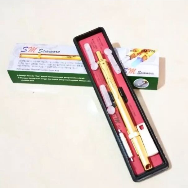 BARU..!! PEN BEKAM - LANCING SAMORA GOLD - ALAT BEKAM SAMORA GOLD