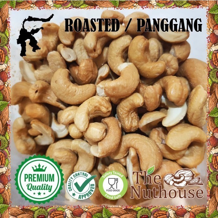 

(TopSeller) 100gr Cashew Nut ROASTED Whole / Kacang Mede Mente Panggang Utuh