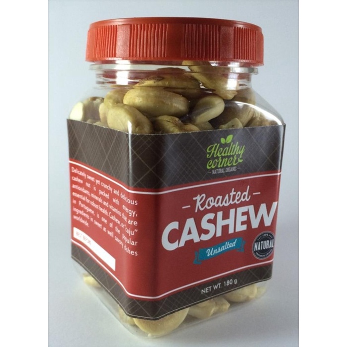 

(TopSeller) Roasted Premium Raw Cashew Nut ( Kacang Mete Panggang ) - 180 gr