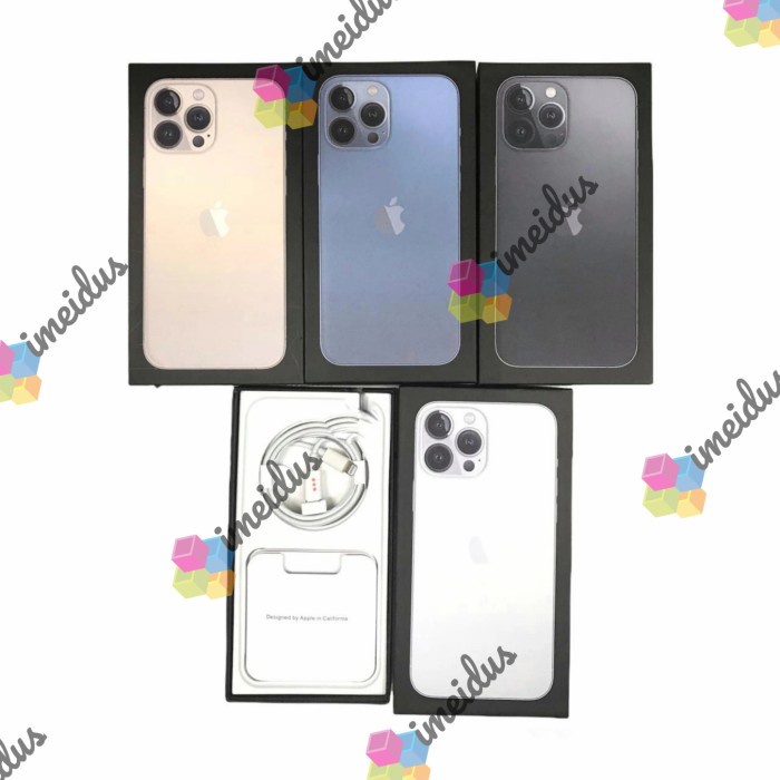 Box kotak dus iphone 13 pro pro max full set