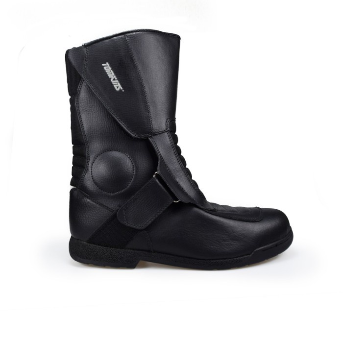 TOMKINS Polo Tour Star - Hitam Sepatu Motor