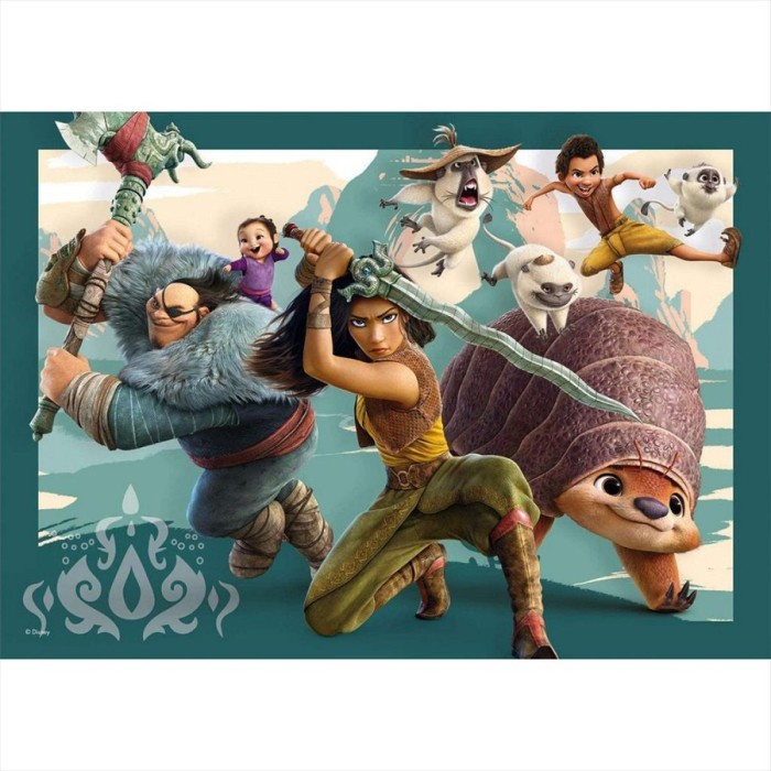 Clementoni Puzzle Disney Raya and the Last Dragon 2x60pcs Super Color