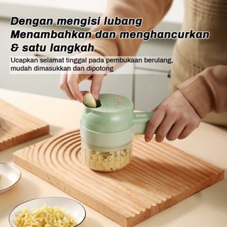Food Chopper KUCUU 4 in 1 Alat Pemotong Sayuran Portable
