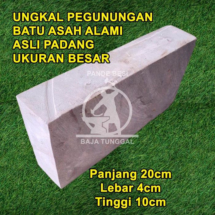 Batu Asah Alami PADANG Besar / Ungkal Pegunungan / Asahan Pisau Dimensi 20x4x10
