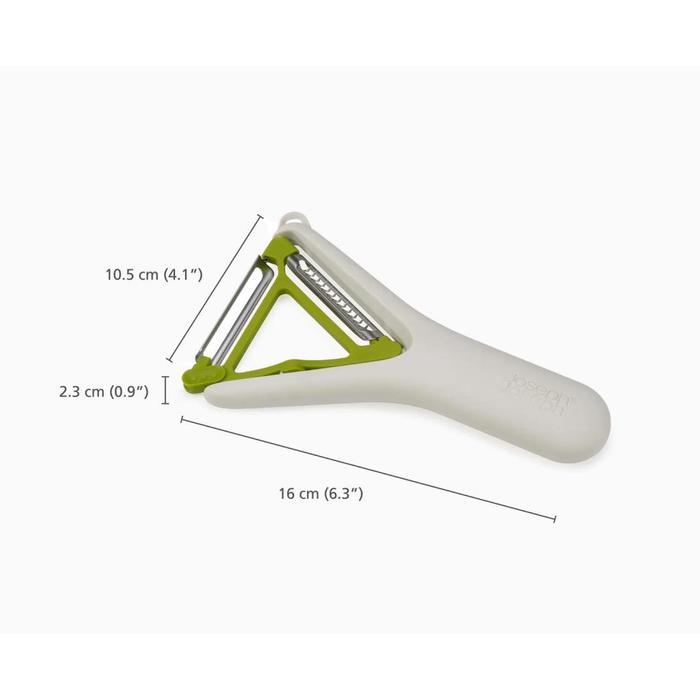 Joseph Joseph Switch 2-in-1 Peeler (Stone/Green)