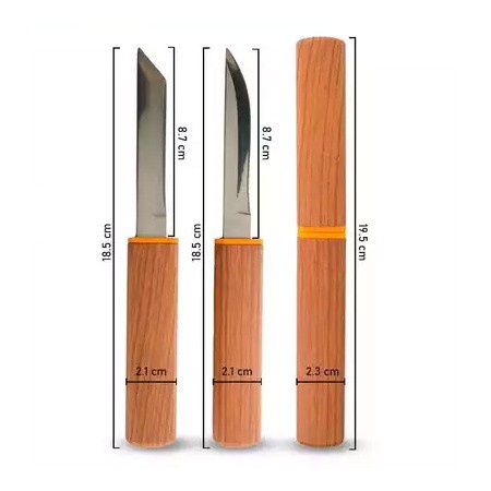 Pisau Dapur Masak Katana 2 in 1