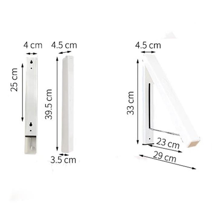 Gantungan Baju Indoor Hanger Baju Foldable Indoor Clothes Hanger Paste Wall Clothes Hanger Clothes