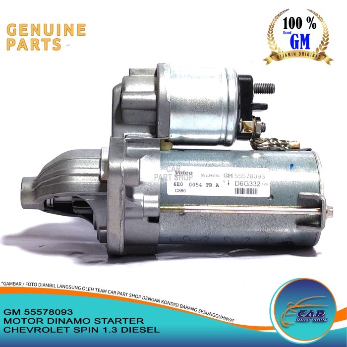 MOTOR STARTER DINAMO STARTER CHEVROLET SPIN 1.3 DIESEL ORI GM