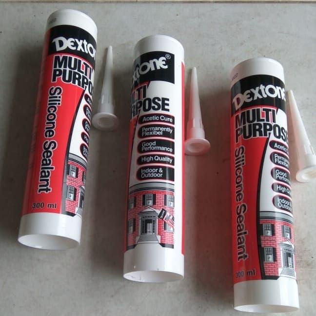 Dextone Silicone Sealent Lem Kaca Acetic Lem Sealant