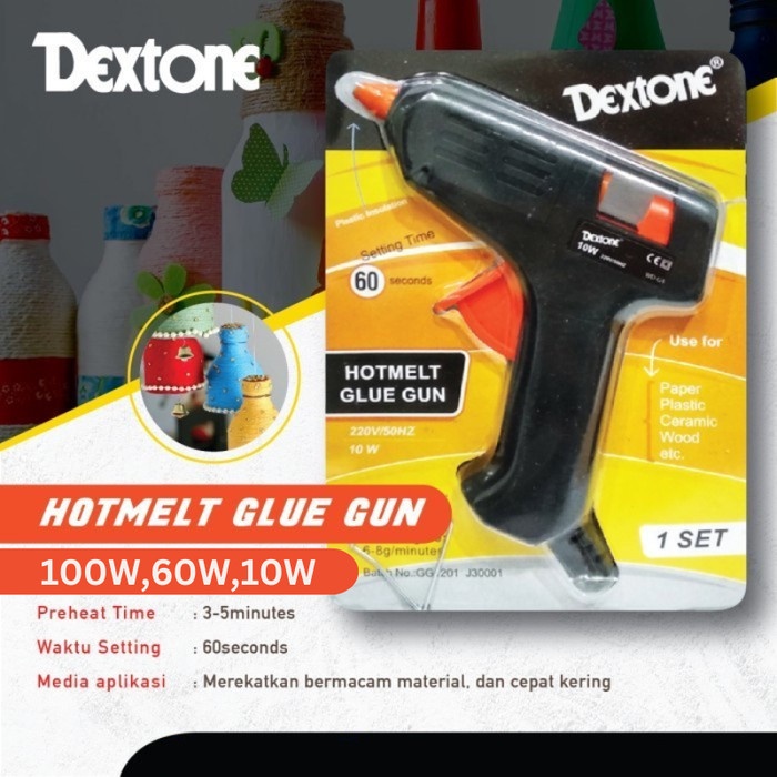 

Lem Tembak Dextone Hotmelt Glue Gun 10w, 60w dan 100w