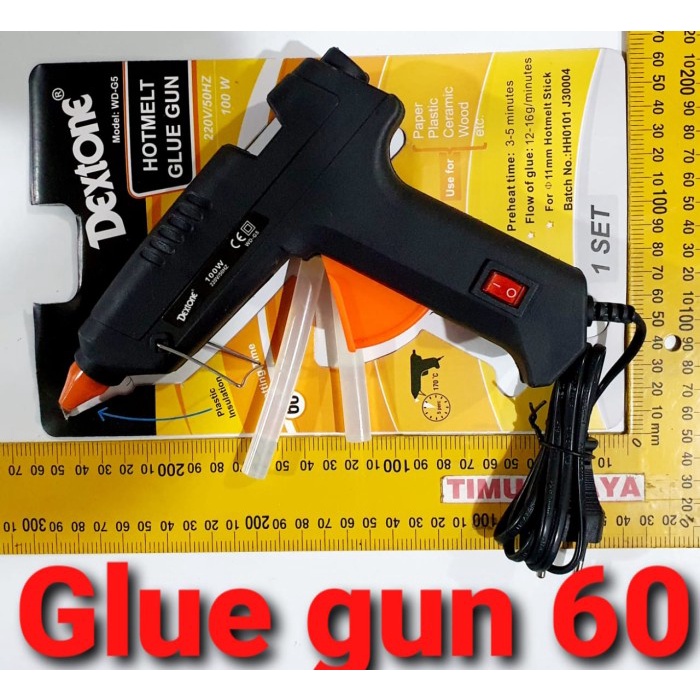 

Glue Gun Dextone 60 watt / Lem Tembak Besar 60 WD G2 Tekiro Joyco