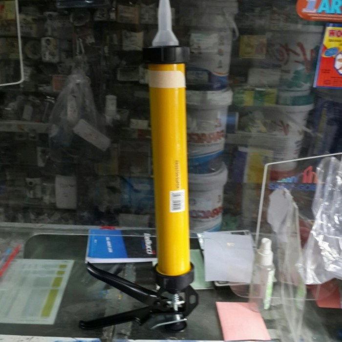 

gun tembak tembakan silikon silicone sealant botol SOSIS