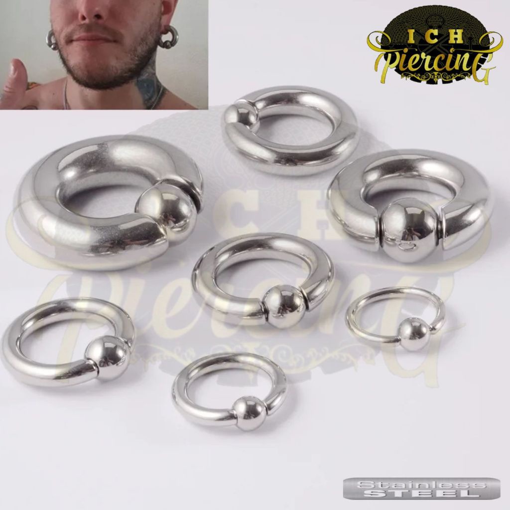 Bandulan Piercing//Bandul Pemberat Telinga//Anting Kanel//Captive Plug Piercing// Bahan