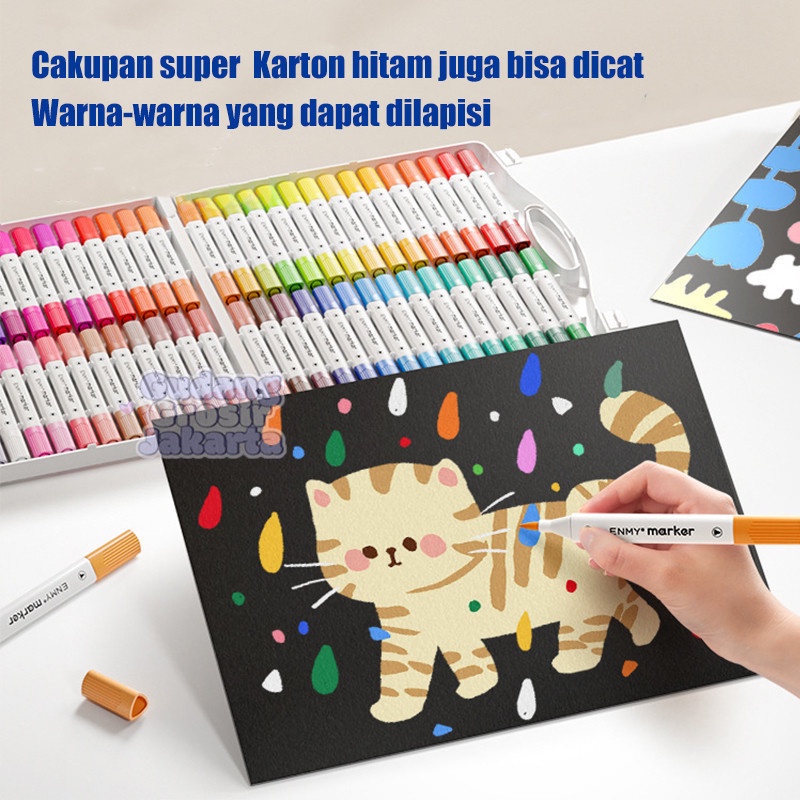 

Set Marker Akrilik 36/48/60/80 Warna Yang Beragam Dan Menarik Untuk Seni