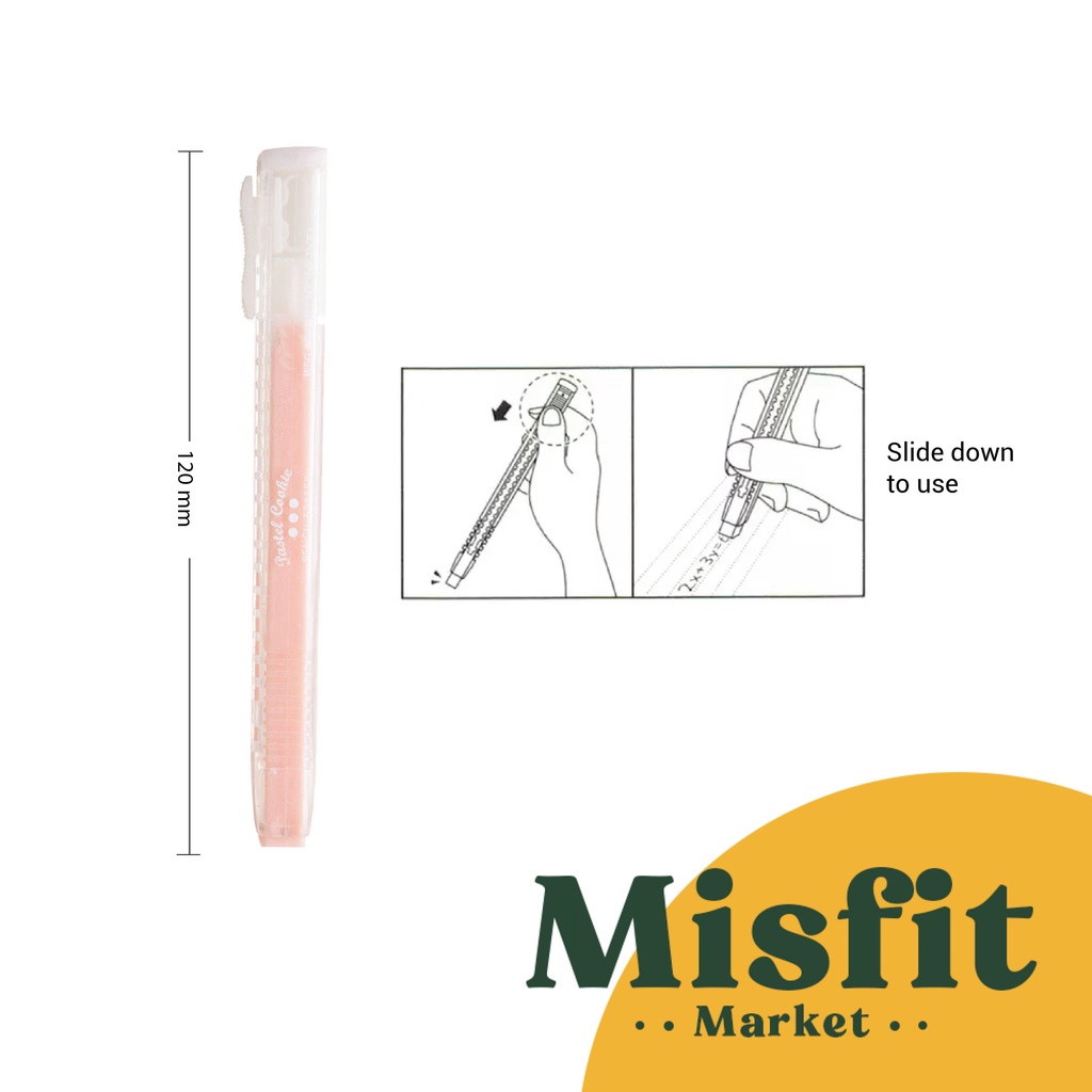 

Kokuyo Pastel Cookie Eraser Pen Penghapus Pensil Lucu Anak Sekolah