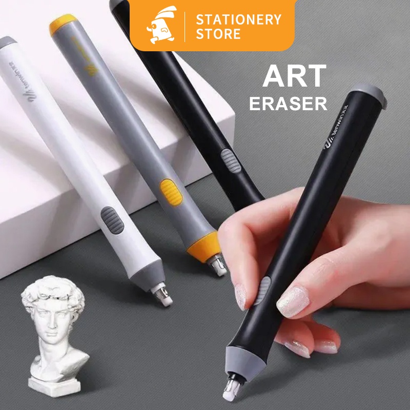 

Penghapus Pensil Elektrik Otomatis Electric Eraser Refill Tenwin-Rabbit Stationery