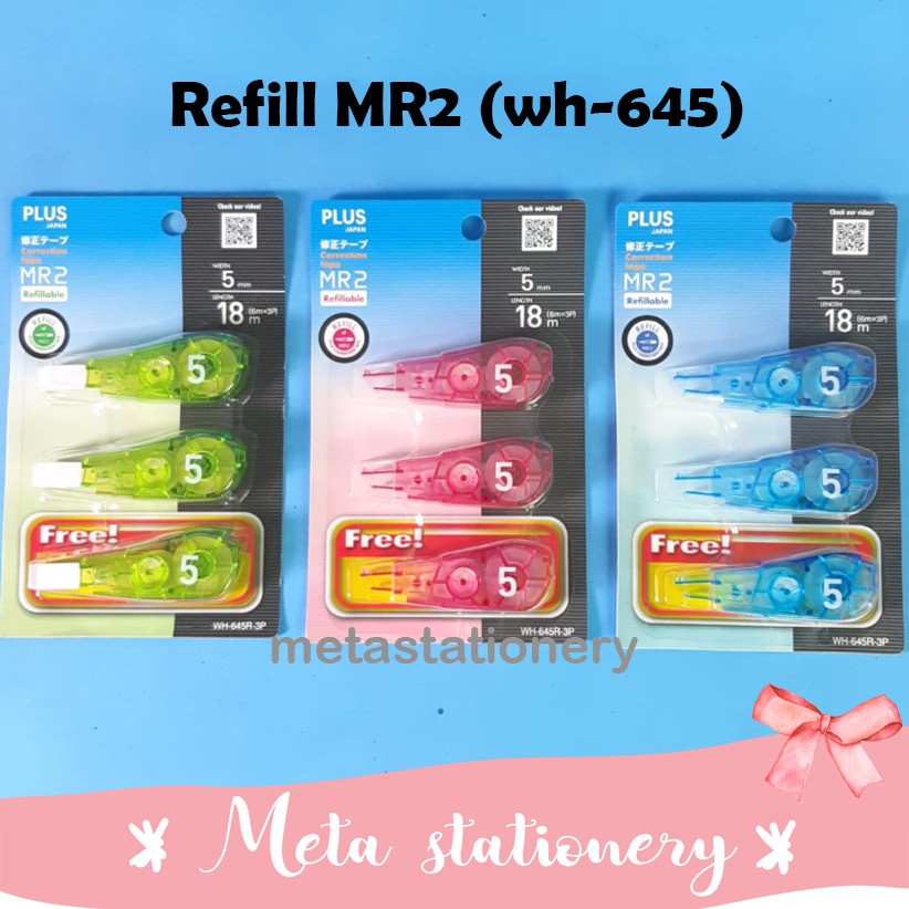 

Refill Correction Tape / Isi Ulang Tipex Plus Mr2 (Wh-645)