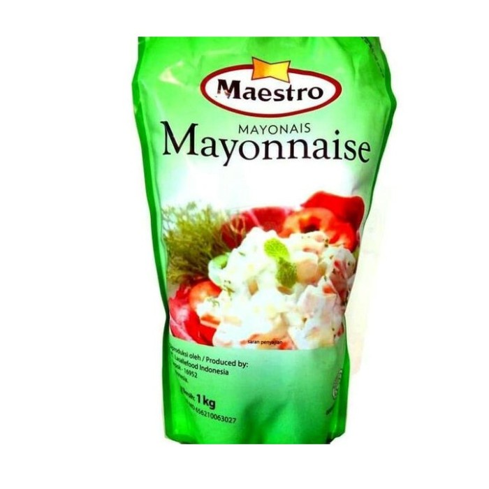 

Maestro Mayonnaise Pouch 1 kg - Kemasan Karton isi 10 pcs