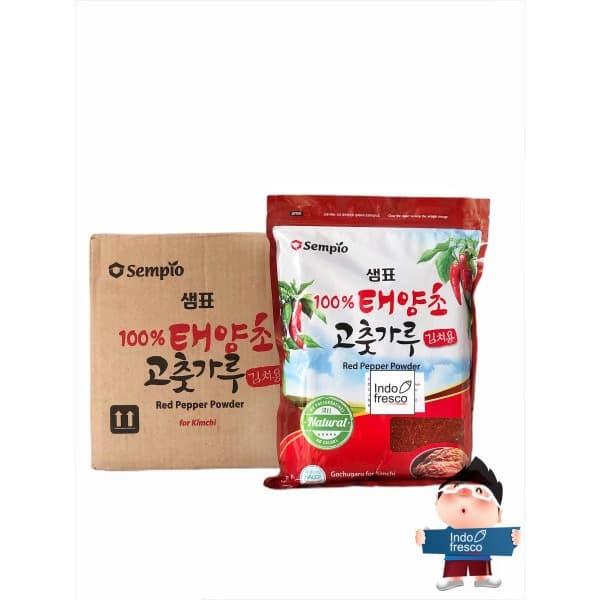 

Sempio Gochugaru for Kimchi Red Pepper Powder-Bubuk Cabe Korea 1Kg