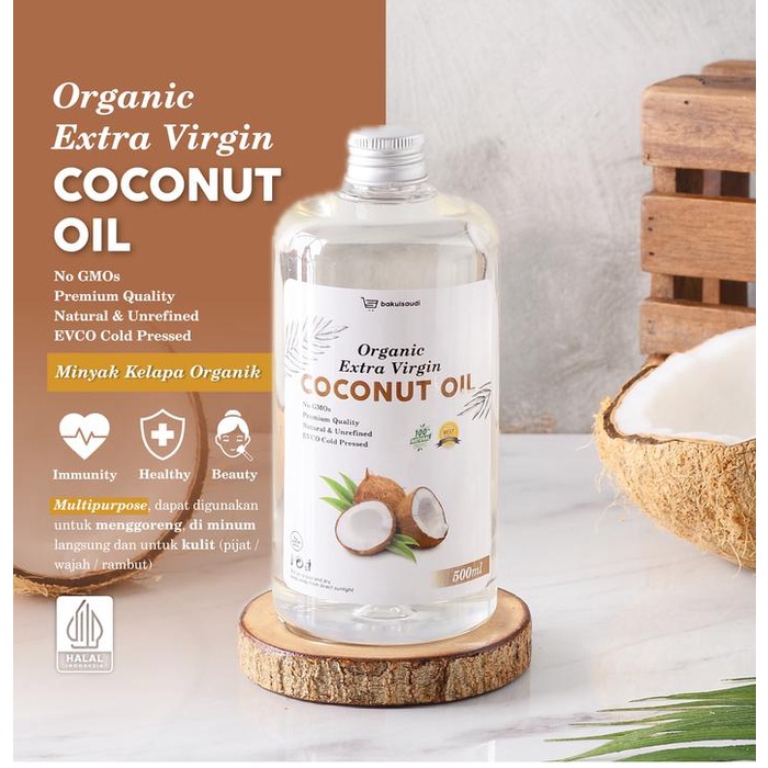 

Extra Virgin Coconut Oil Cold Pressed Premium Organic Pure VCO EVCO Ekstra Virgin Minyak Kelapa