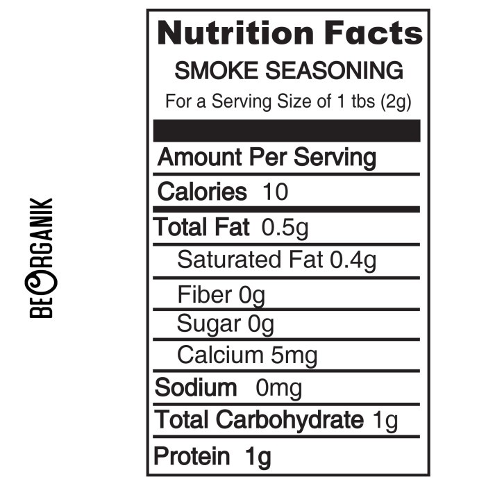 

Beorganik Seasoning Bubuk / Perisa Asap NON MSG