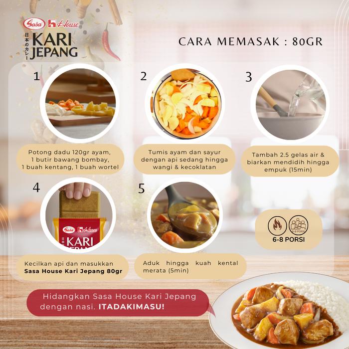 

Sasa House Kari Jepang 80 gram Pedas
