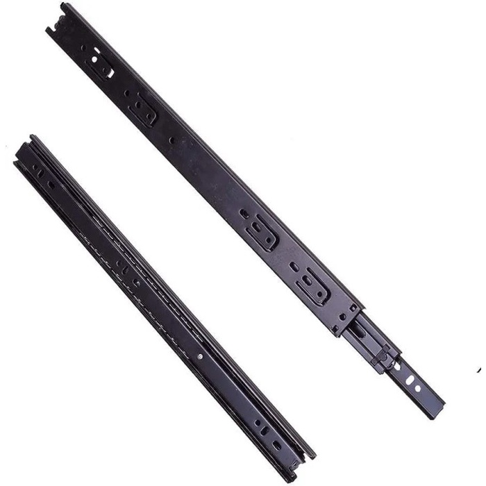 (Expert) Rel Track Geser Furnitur Double Rel Geser Kabinet Rail Laci Dapur SET