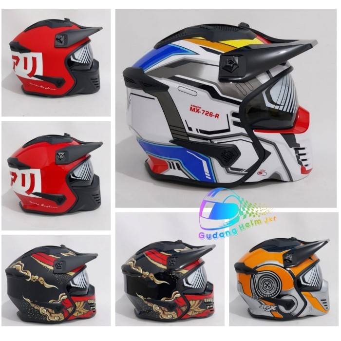 (Expert) Helm JPX FullFace JPX MX 726 R MOT