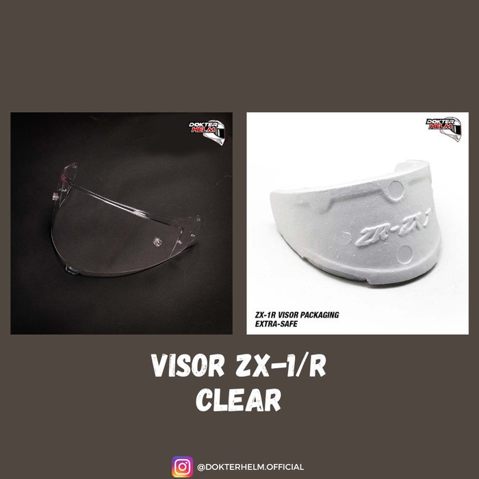 (Expert) KACA VISOR NJS ZX1 ZX-1 ZX-1R ZX1 R V2 FLAT