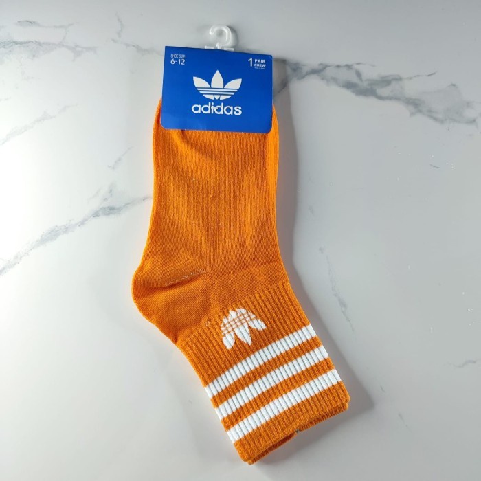 (Expert) Kaos kaki Adidas Trefoil Classic Vintage Unisex Colorful Original