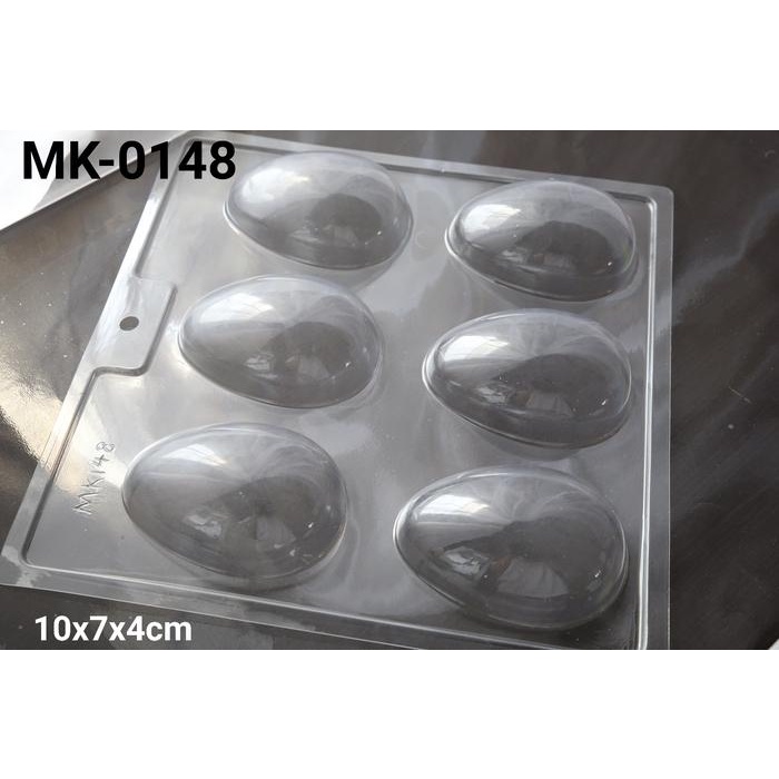 MK-0148 Cetakan mika cetakan coklat fondant pudding telur egg surprise