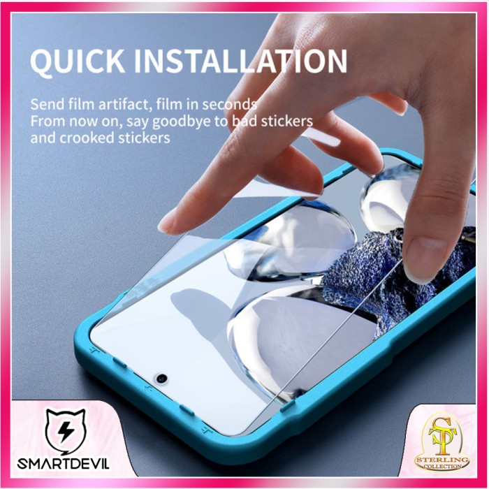 Smart Devil Tempered Glass Iqoo 12 Iqoo12 Easy Aplikator Isi 2 Pcs Promo