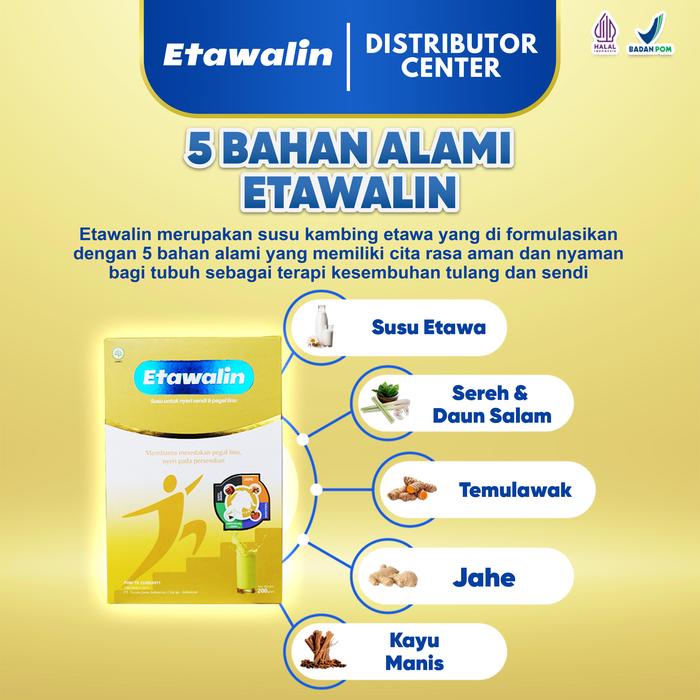

[ETAWALIN 4 BOX] SUSU KAMBING ETAWA ASLI HERBAL UNTUK MEMBANTU KESEHATAN TULANG DAN SENDI MANIS