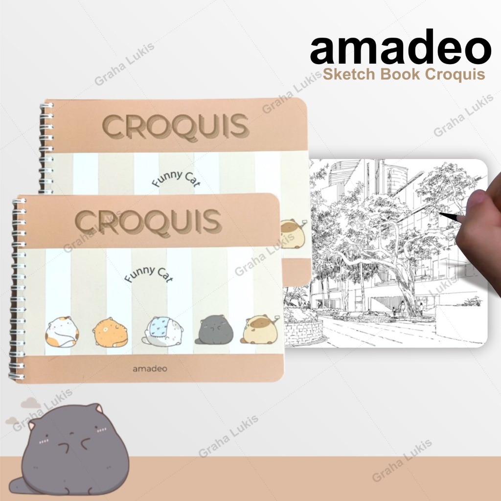 

IK! Sketch Book Amadeo Croquis A5 160 GSM