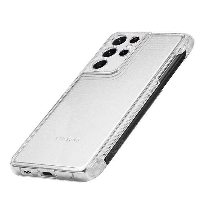 Silicone Case S Pen Samsung Galaxy S21 Ultra Cover With Pen Holder Promo