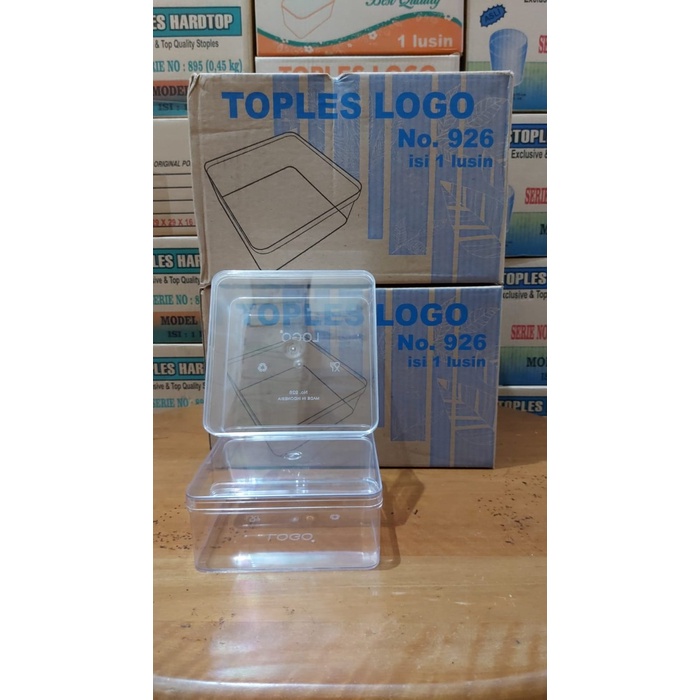 MacamKita- Toples Kue Kering Plastik LOGO 926 / Kotak - 500 gr