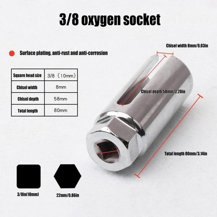 Promo 5Pcs/Set Kunci Sensor O2 Kunci Oksigen Sensor Kunci Sensor O2 Mobil Kunci Sensor Oksigen Mobil